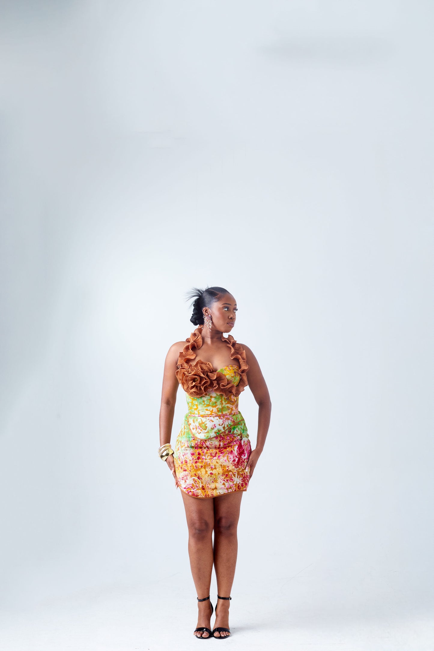 Aya Core Ruffled Corset & Skirt