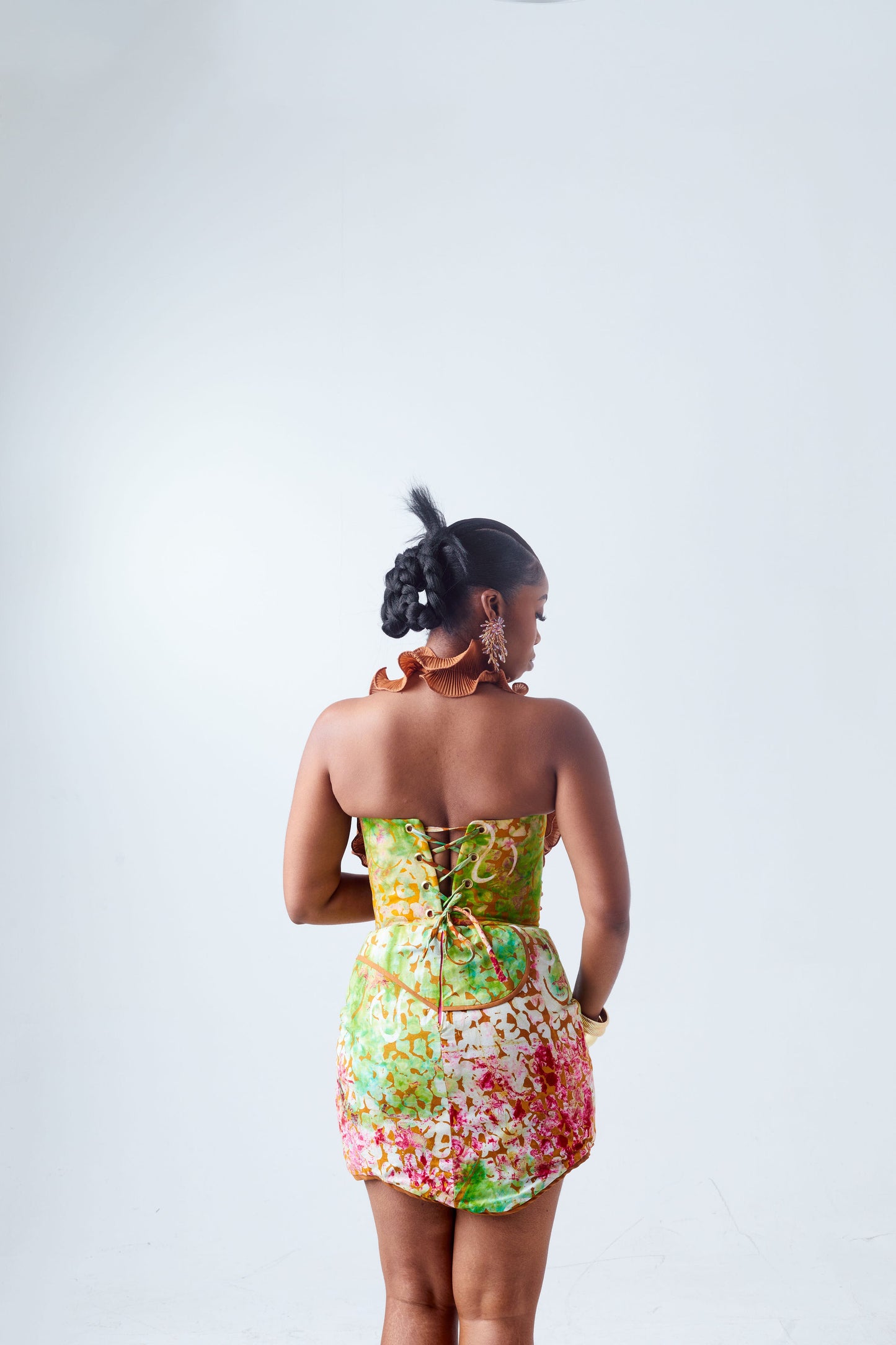 Aya Core Ruffled Corset & Skirt